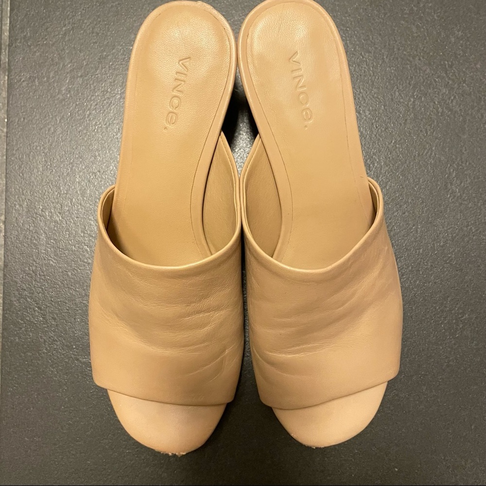 VINCE slip-on‎ leather mules - Picture 2 of 10